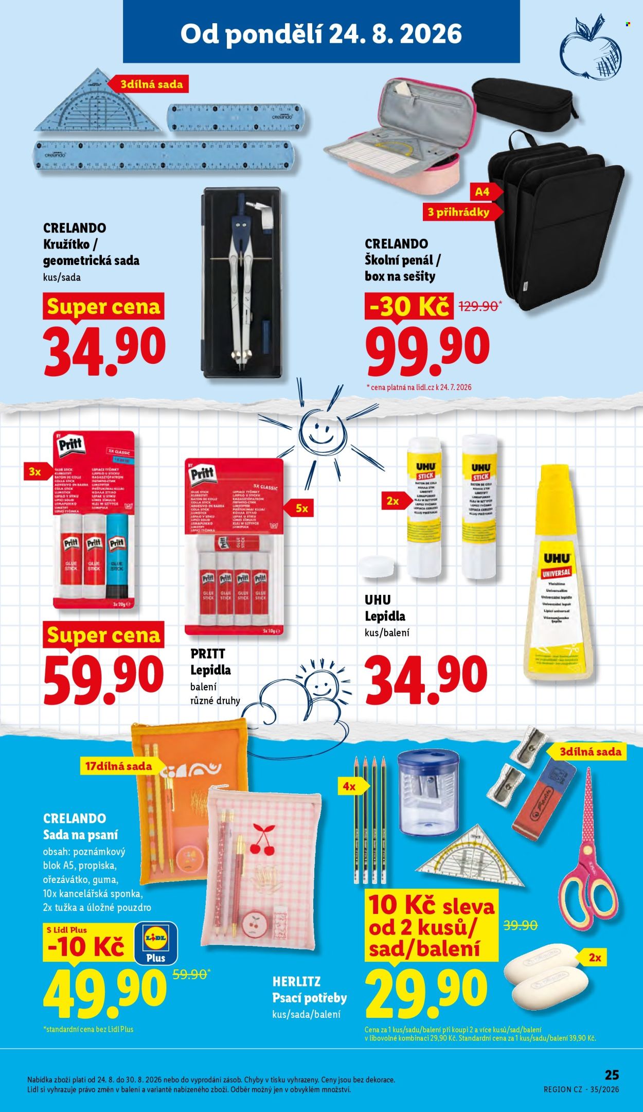 Leták Lidl - 3. 8. 2026 - 30. 8. 2026. Strana 25