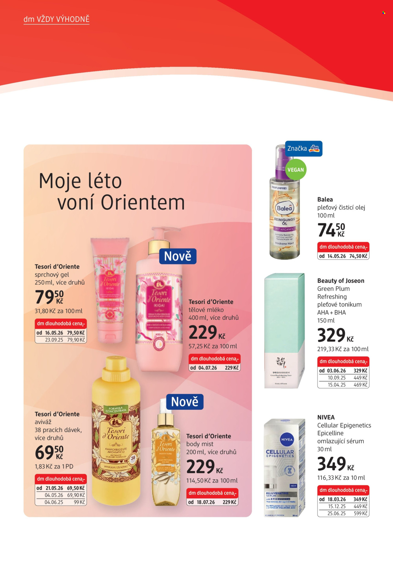 Leták dm drogerie - 6. 8. 2026 - 2. 9. 2026. Strana 16