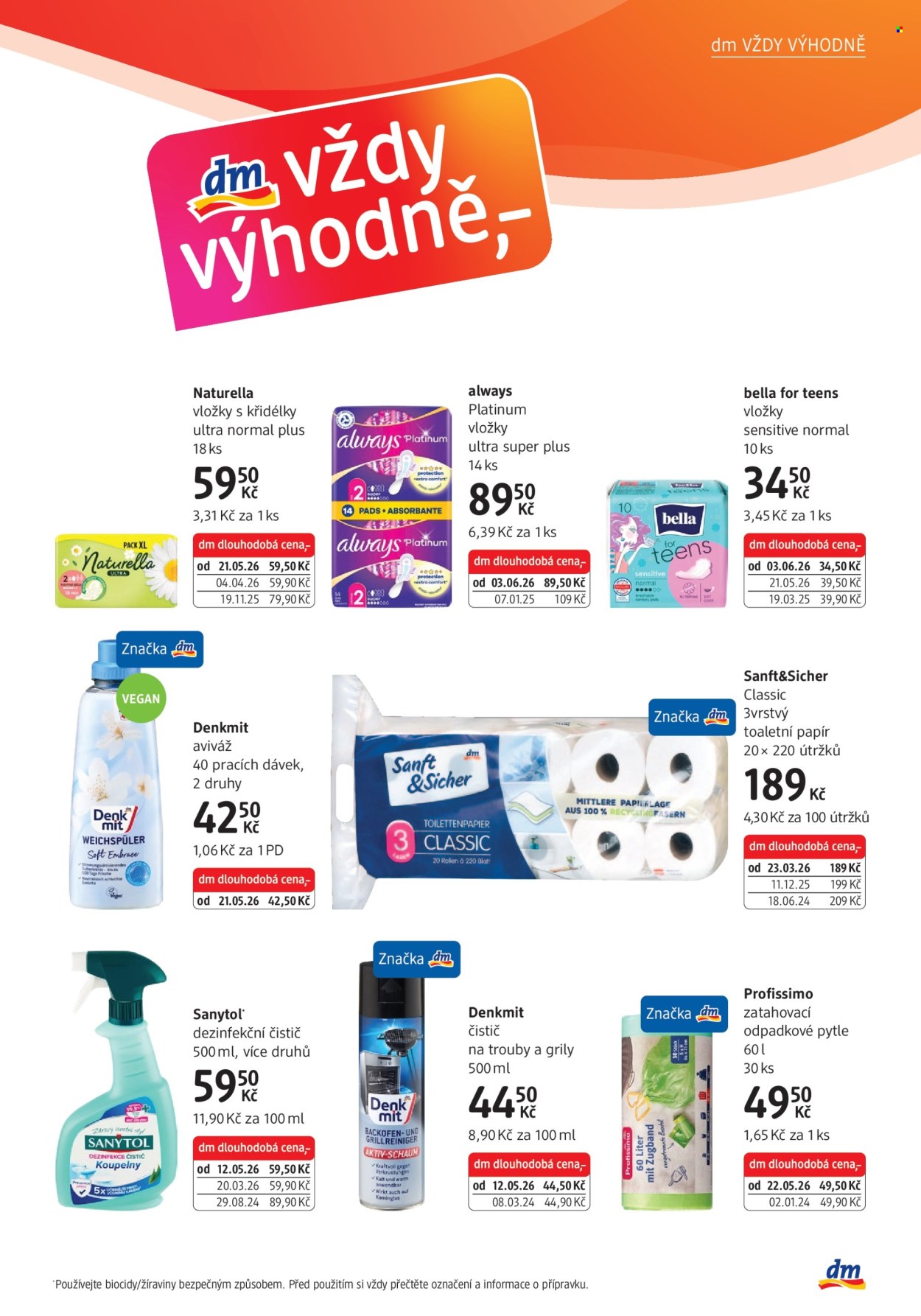 Leták dm drogerie - 6. 8. 2026 - 2. 9. 2026. Strana 23
