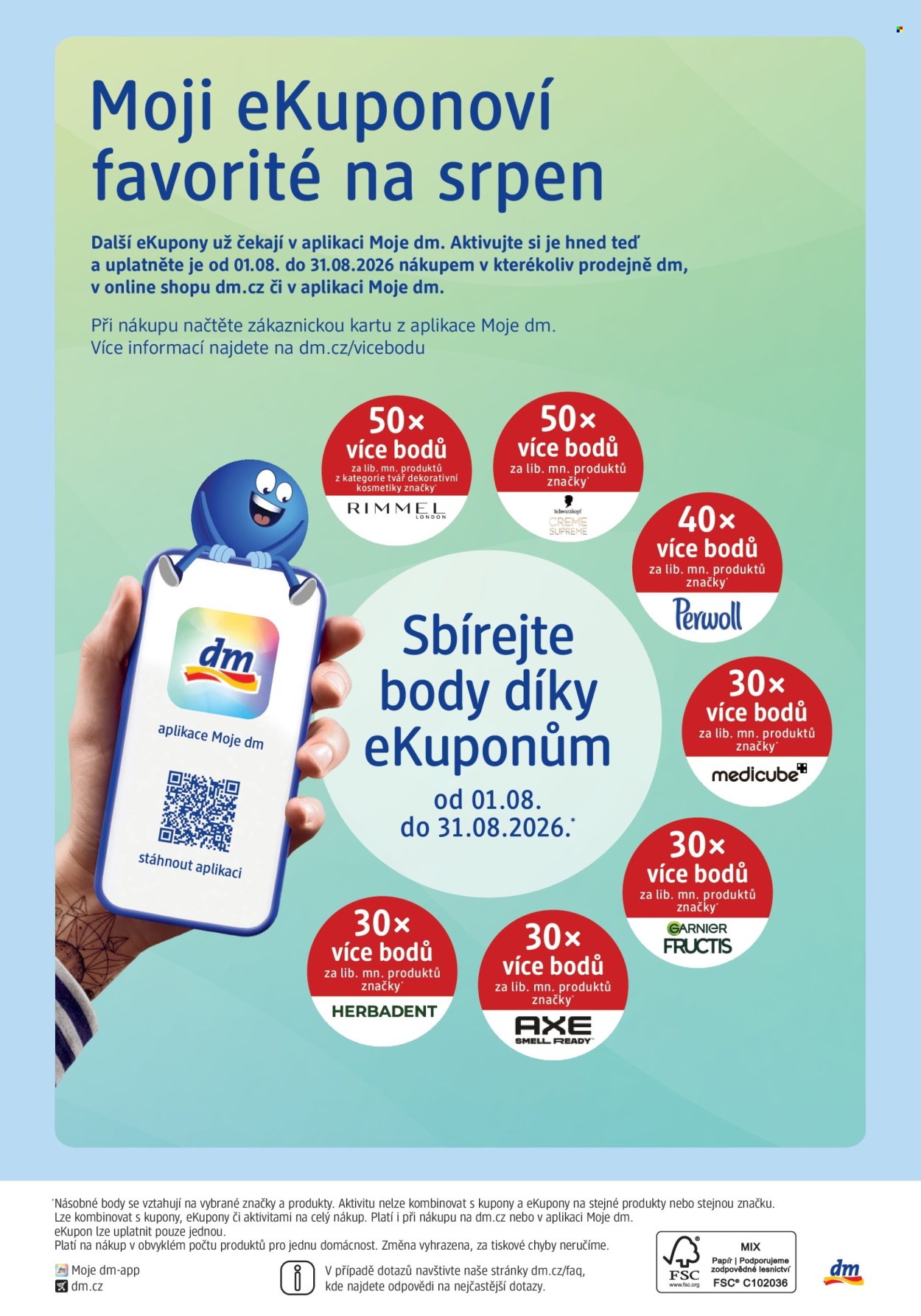 Leták dm drogerie - 6. 8. 2026 - 2. 9. 2026. Strana 24