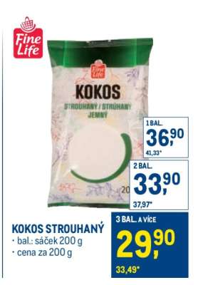 Kokos strouhaný