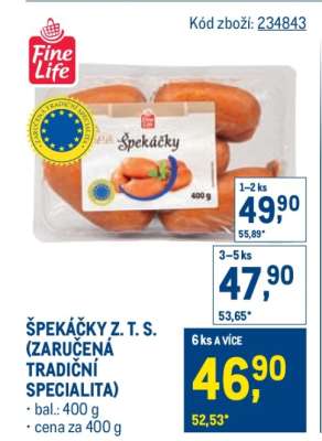 Špekáčky Z. T. S. (zaručená tradiční specialita)