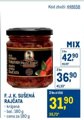 F. J. K. SUŠENÁ RAJČATA
