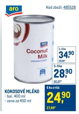 Kokosové mléko