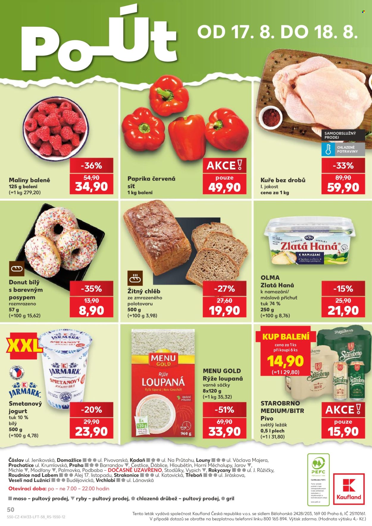 Leták Kaufland - 12. 8. 2026 - 18. 8. 2026. Strana 50