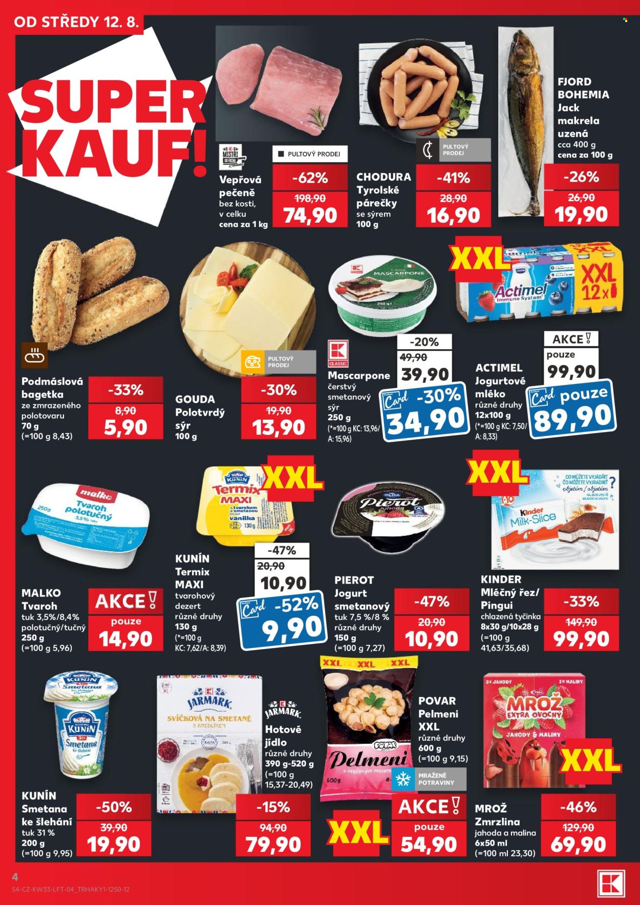 Leták Kaufland - 12. 8. 2026 - 18. 8. 2026. Strana 4