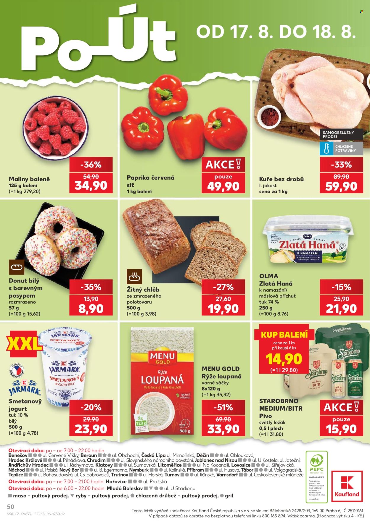 Leták Kaufland - 12. 8. 2026 - 18. 8. 2026. Strana 50