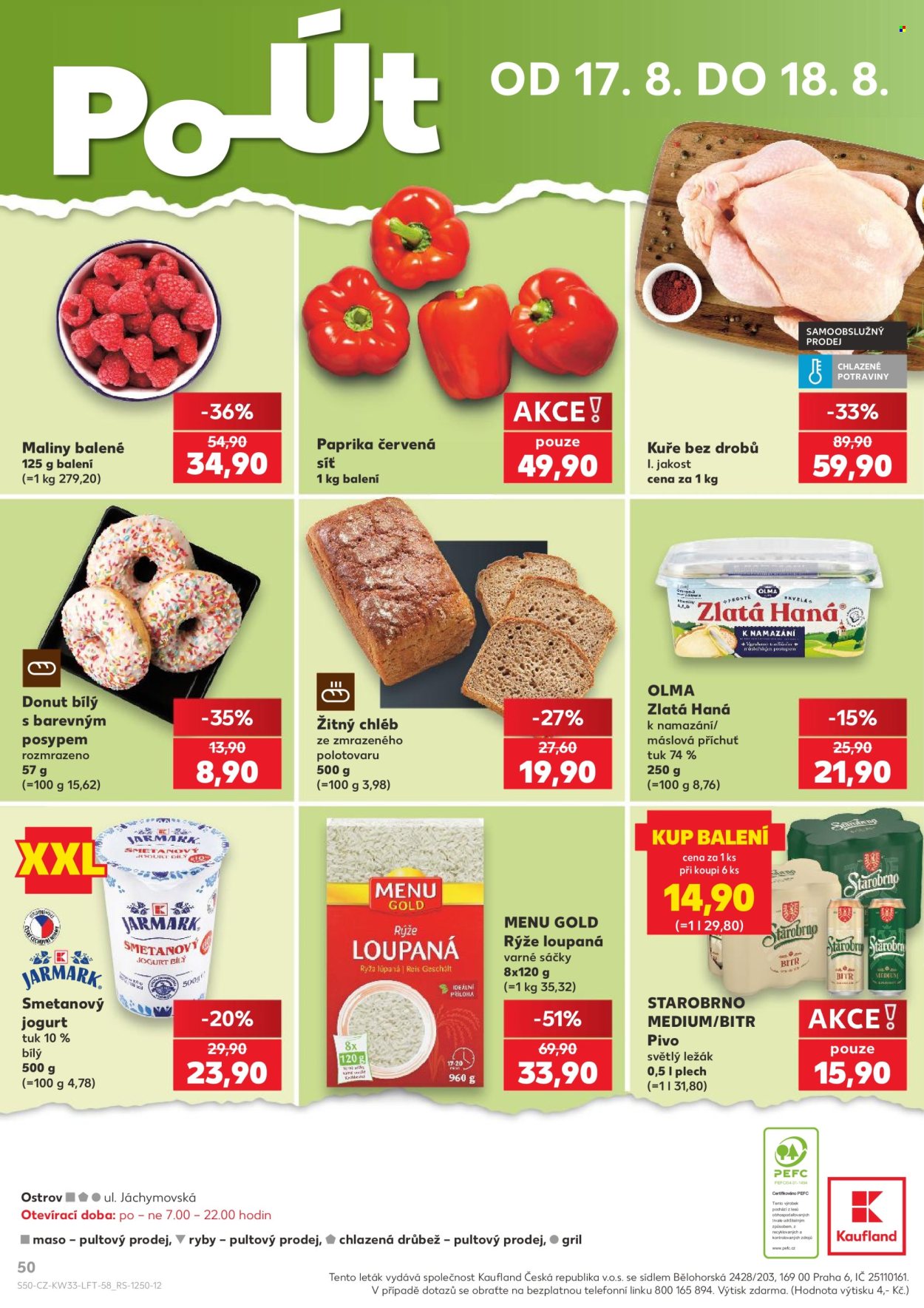 Leták Kaufland - 12. 8. 2026 - 18. 8. 2026. Strana 50