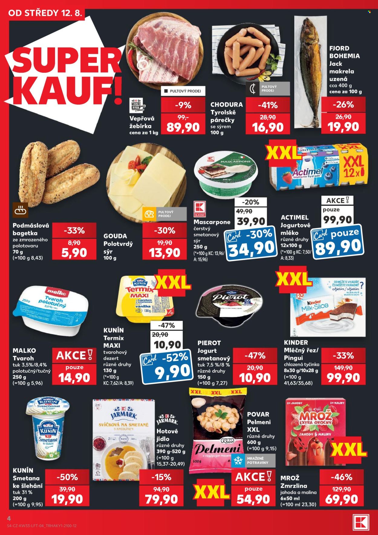 Leták Kaufland - 12. 8. 2026 - 18. 8. 2026. Strana 4
