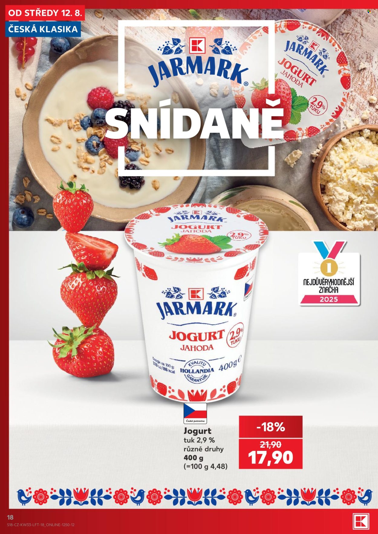 Leták Kaufland - 12. 8. 2026 - 18. 8. 2026. Strana 18