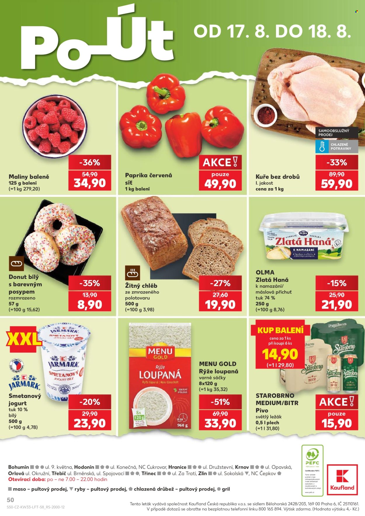 Leták Kaufland - 12. 8. 2026 - 18. 8. 2026. Strana 50