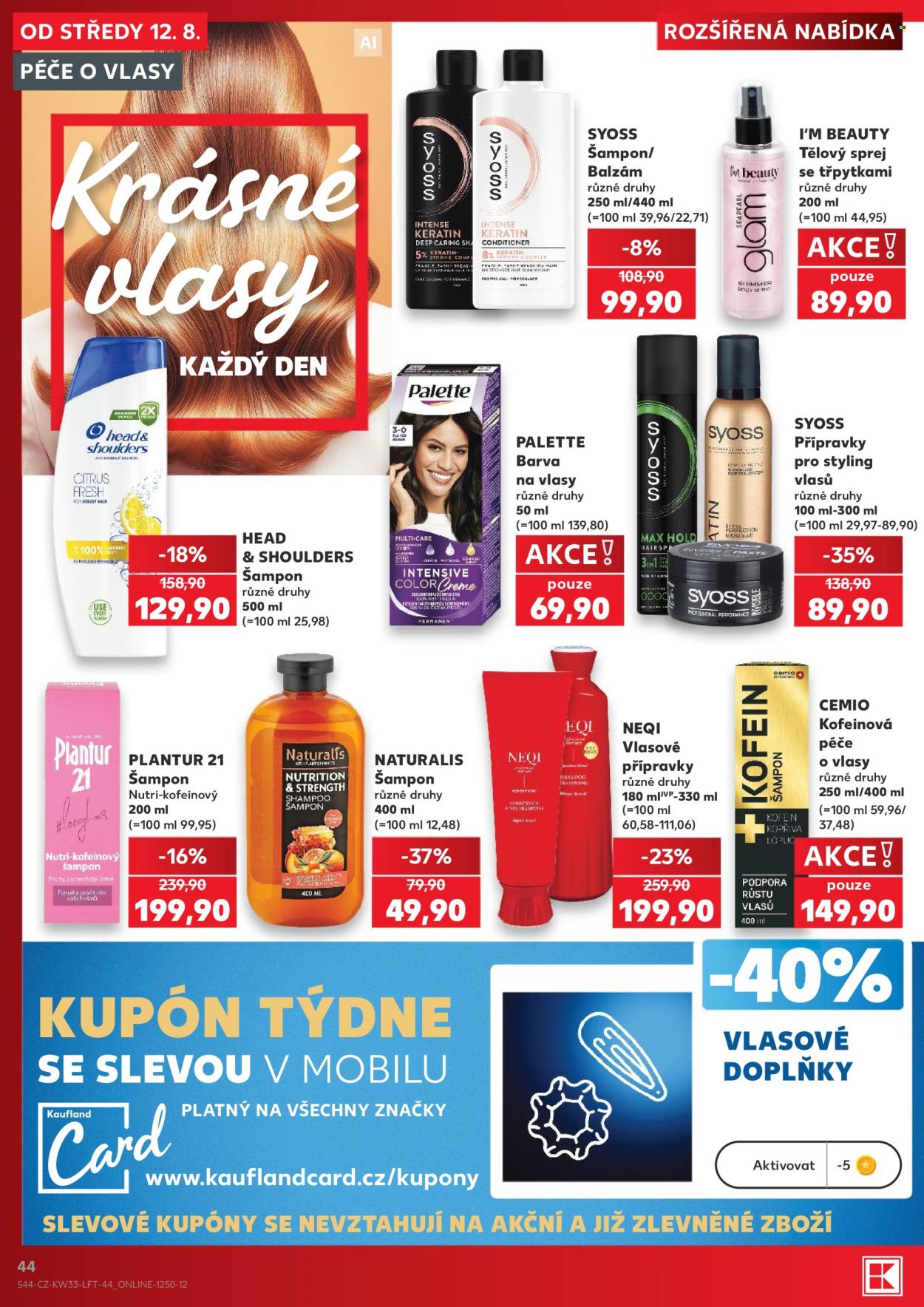 Leták Kaufland - 12. 8. 2026 - 18. 8. 2026. Strana 44