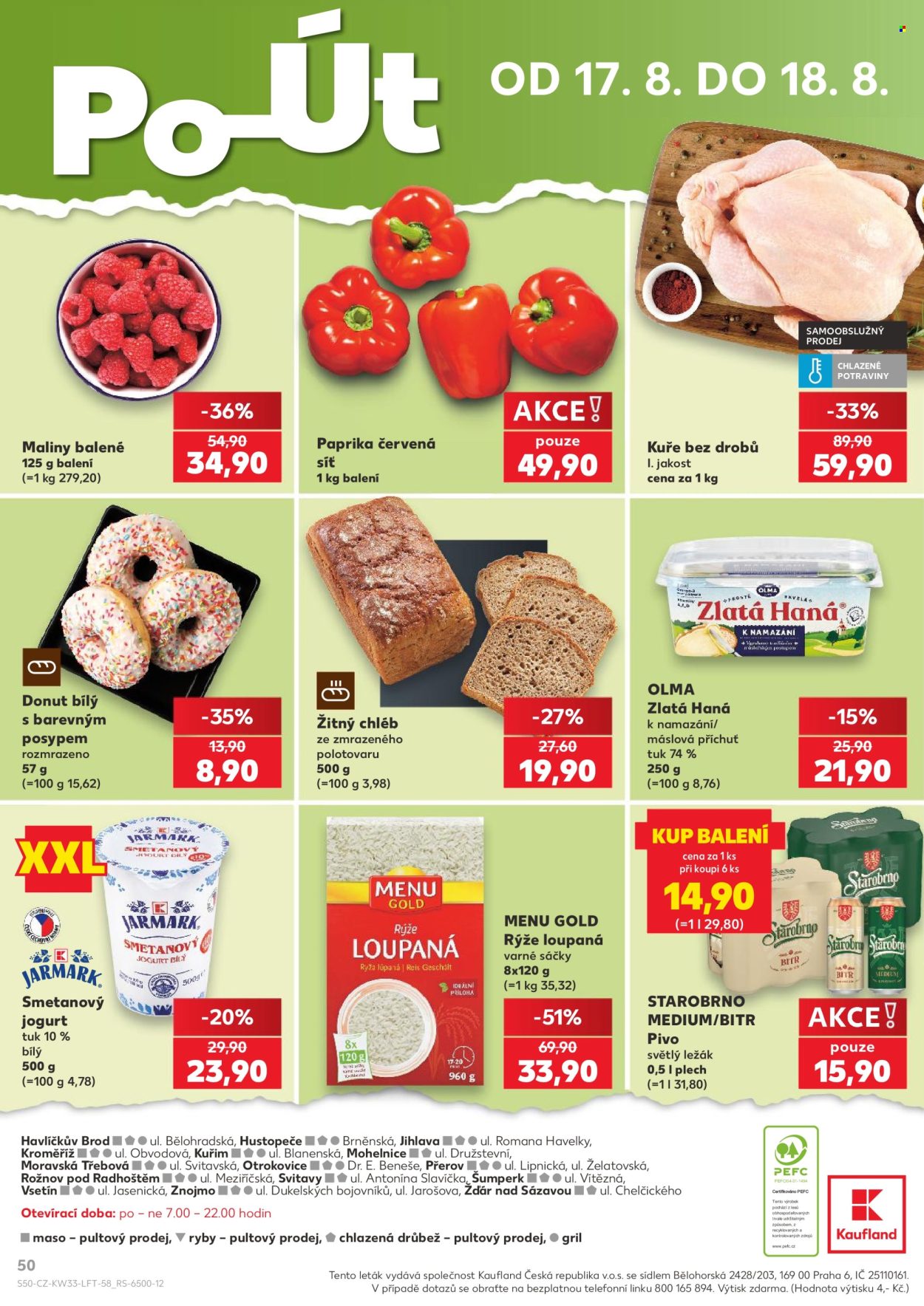 Leták Kaufland - 12. 8. 2026 - 18. 8. 2026. Strana 50