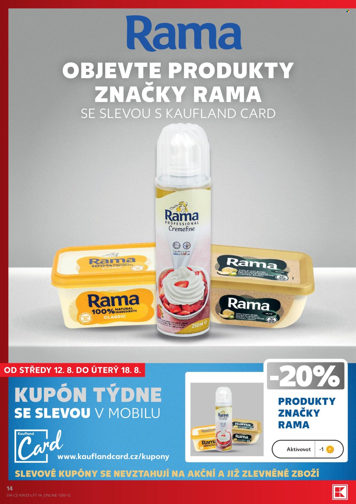 Leták Kaufland - 12. 8. 2026 - 18. 8. 2026. Strana 14