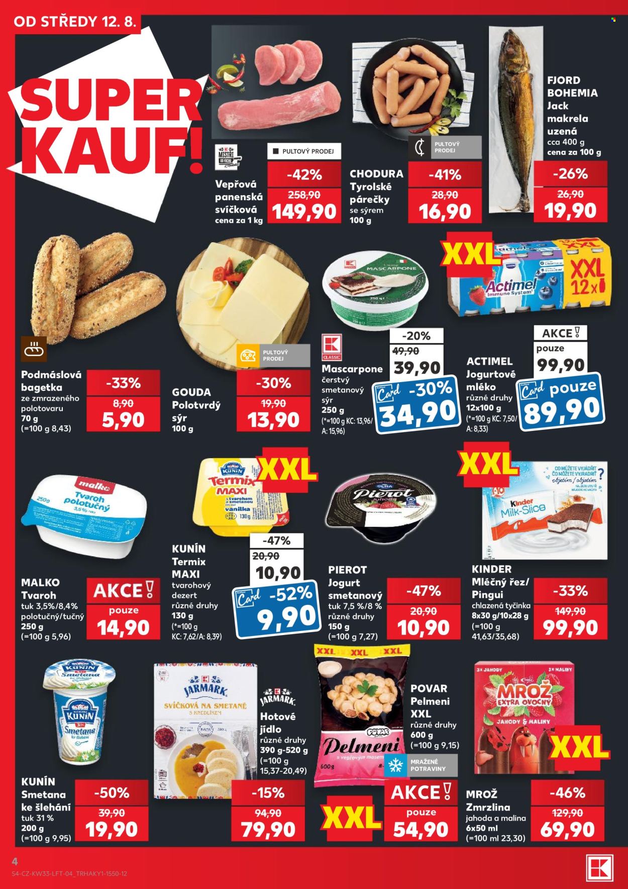 Leták Kaufland - 12. 8. 2026 - 18. 8. 2026. Strana 4