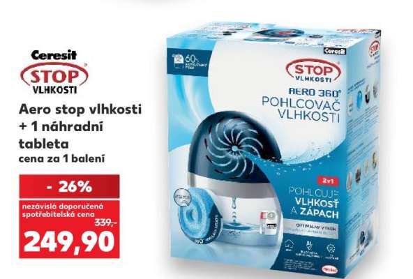 Ceresit Aero stop vlhkosti + 1 náhradní tableta