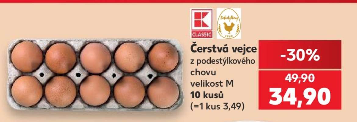 ČERSTVÁ VEJCE*