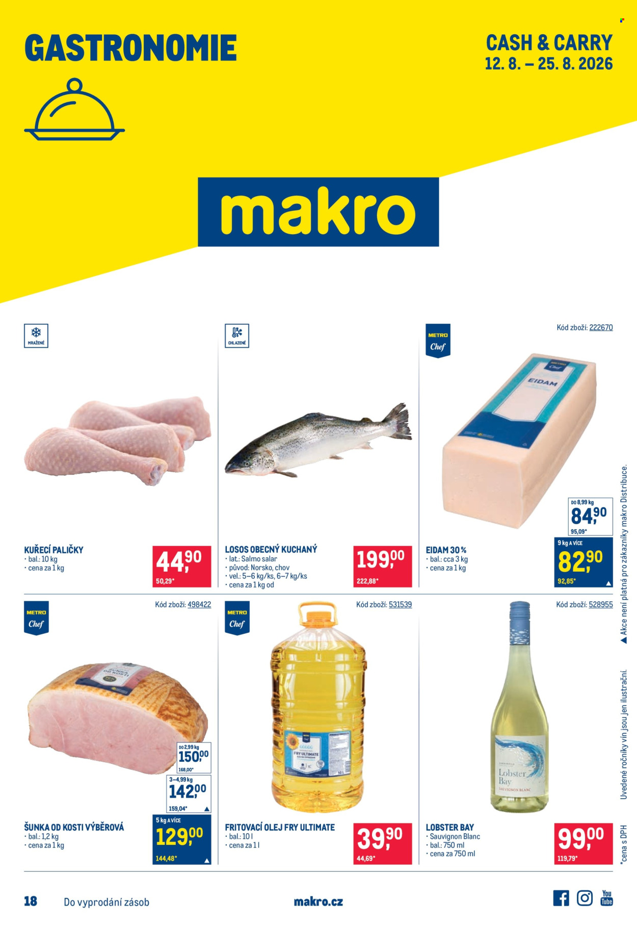 Leták MAKRO - 12. 8. 2026 - 25. 8. 2026. Strana 1