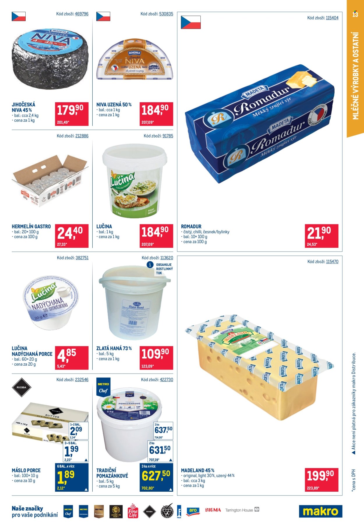 Leták MAKRO - 12. 8. 2026 - 25. 8. 2026. Strana 13