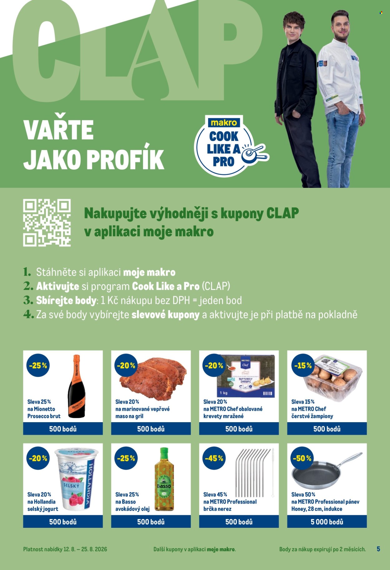 Leták MAKRO - 12. 8. 2026 - 25. 8. 2026. Strana 5
