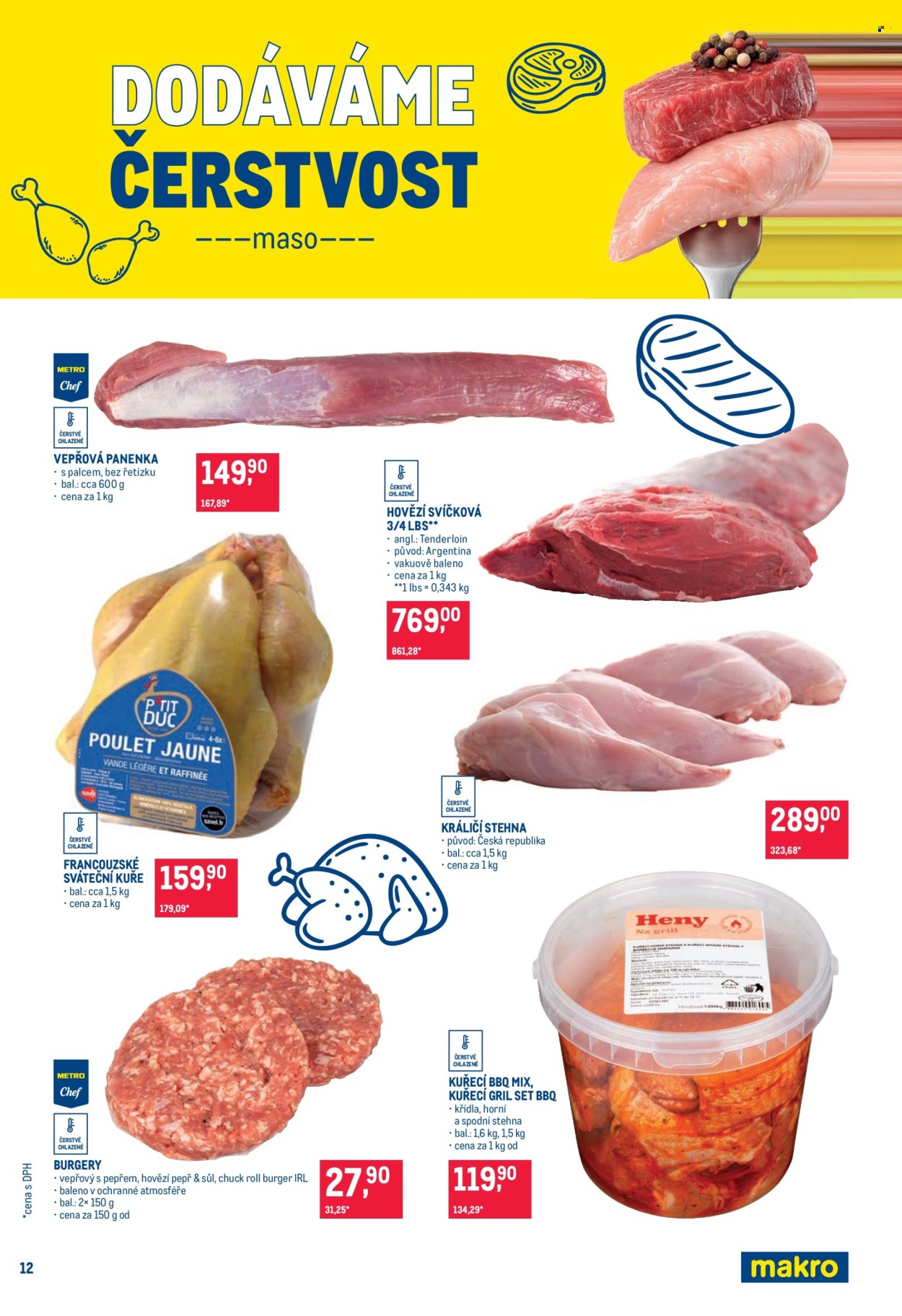 Leták MAKRO - 12. 8. 2026 - 25. 8. 2026. Strana 12