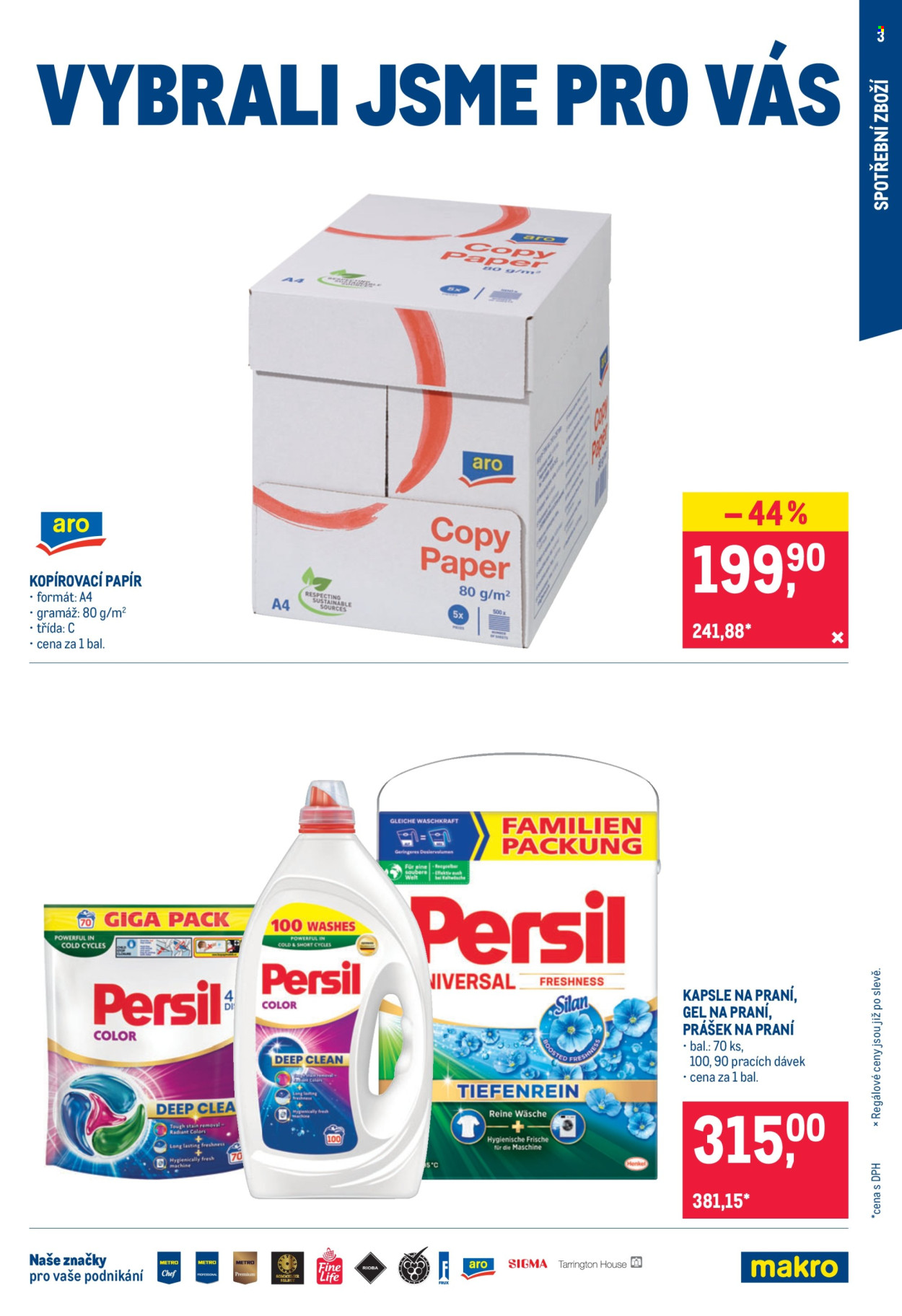 Leták MAKRO - 12. 8. 2026 - 25. 8. 2026. Strana 3