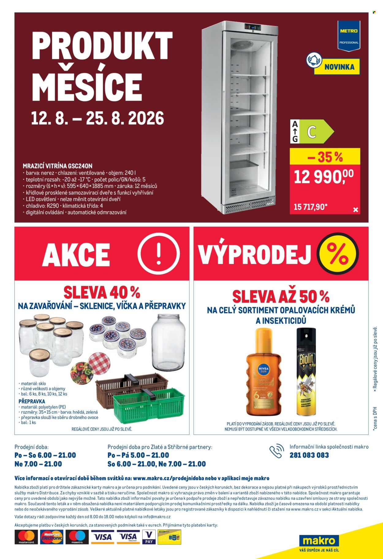 Leták MAKRO - 12. 8. 2026 - 25. 8. 2026. Strana 16