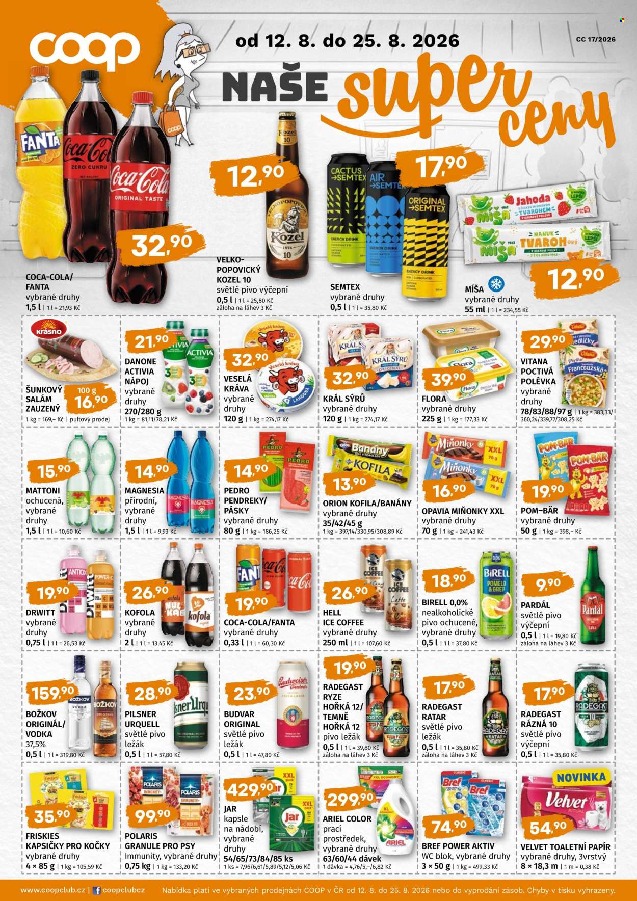 Leták coop TERNO - 12. 8. 2026 - 25. 8. 2026. Strana 1