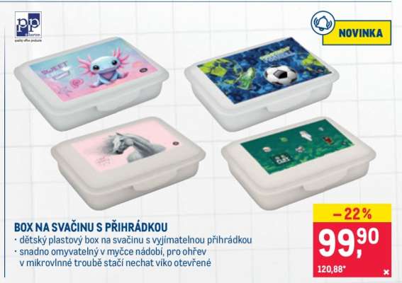 BOX NA SVAČINU S PŘIHRÁDKOU