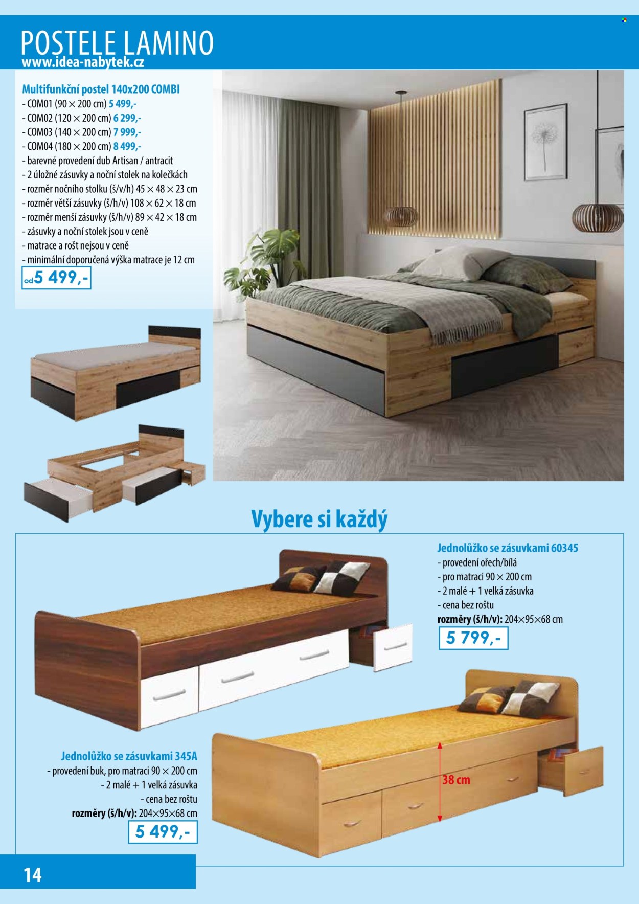 Leták IDEA nábytek. Strana 14