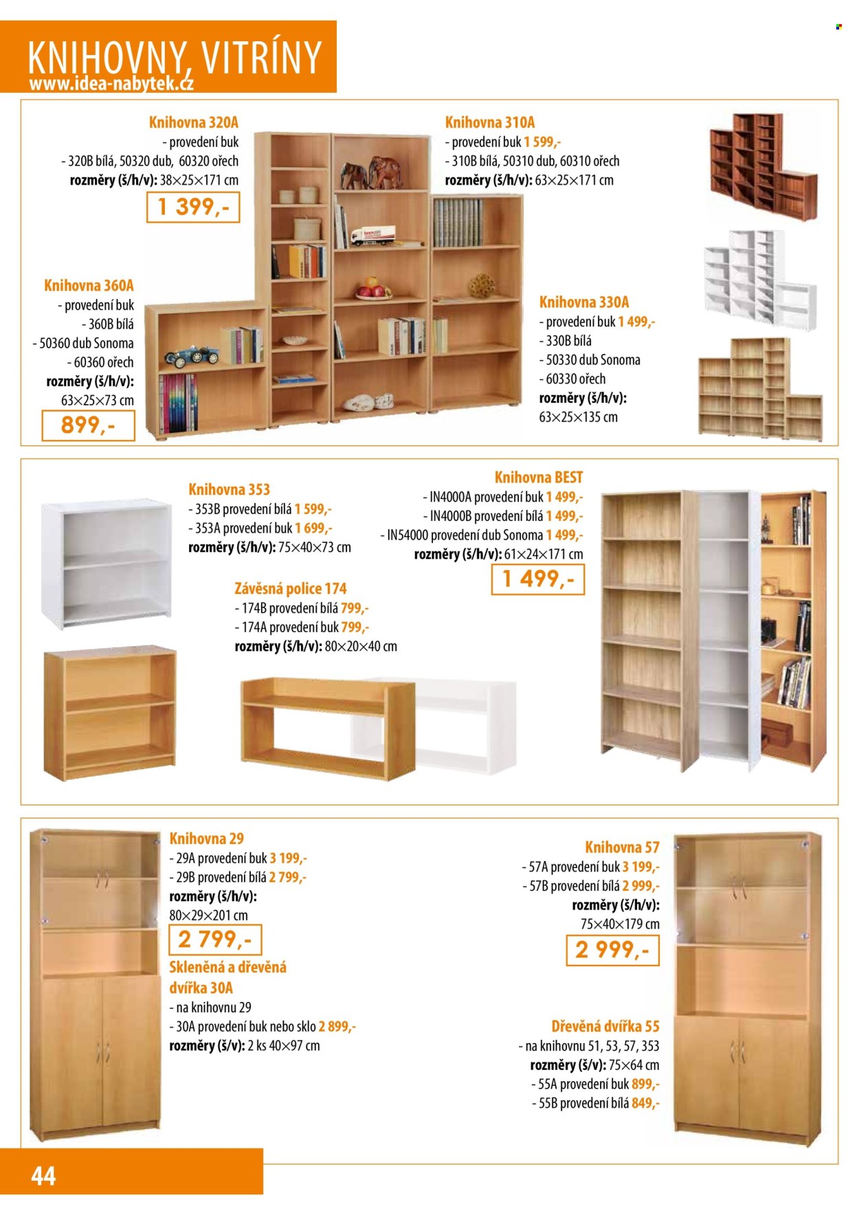 Leták IDEA nábytek. Strana 44
