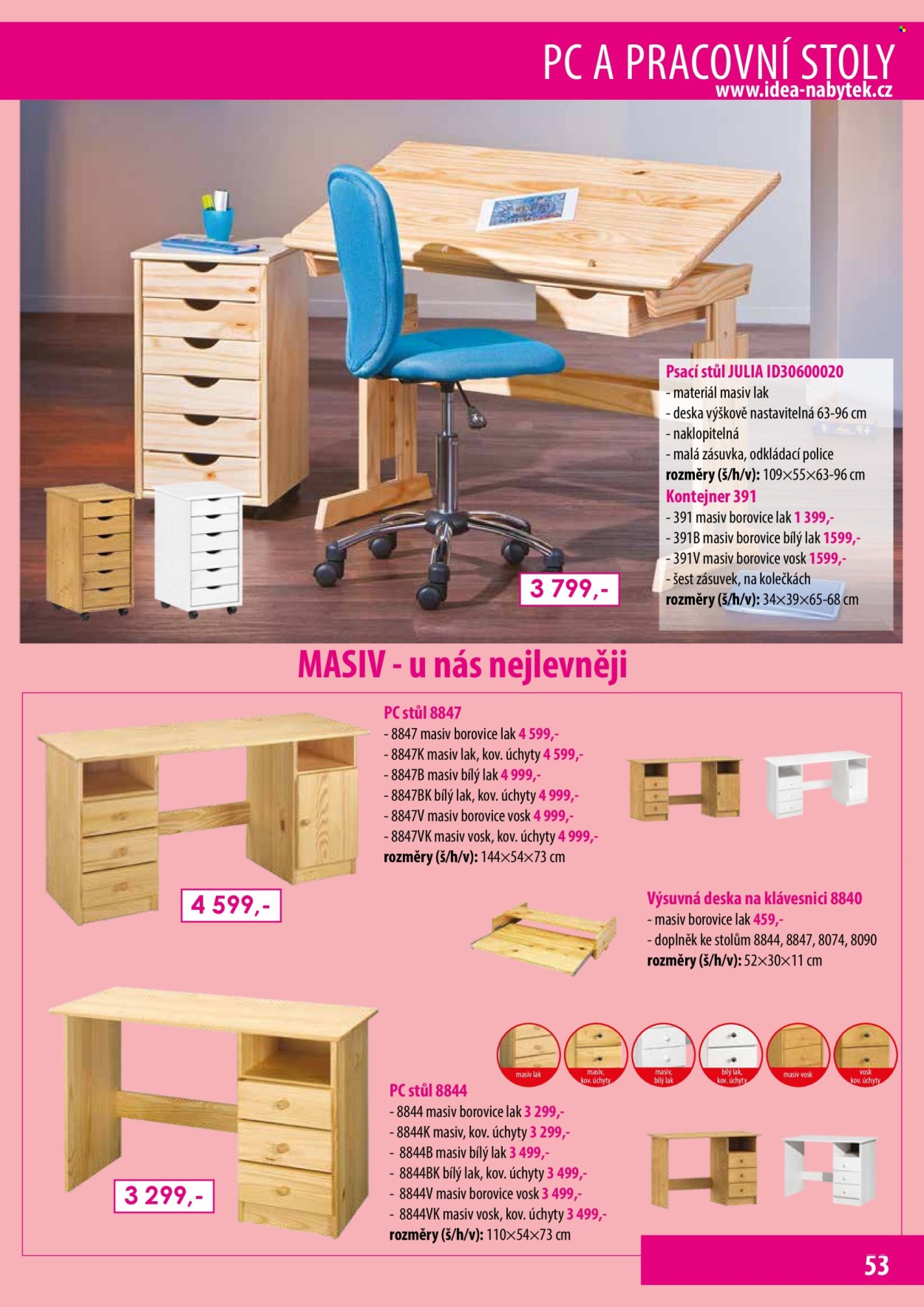 Leták IDEA nábytek. Strana 53