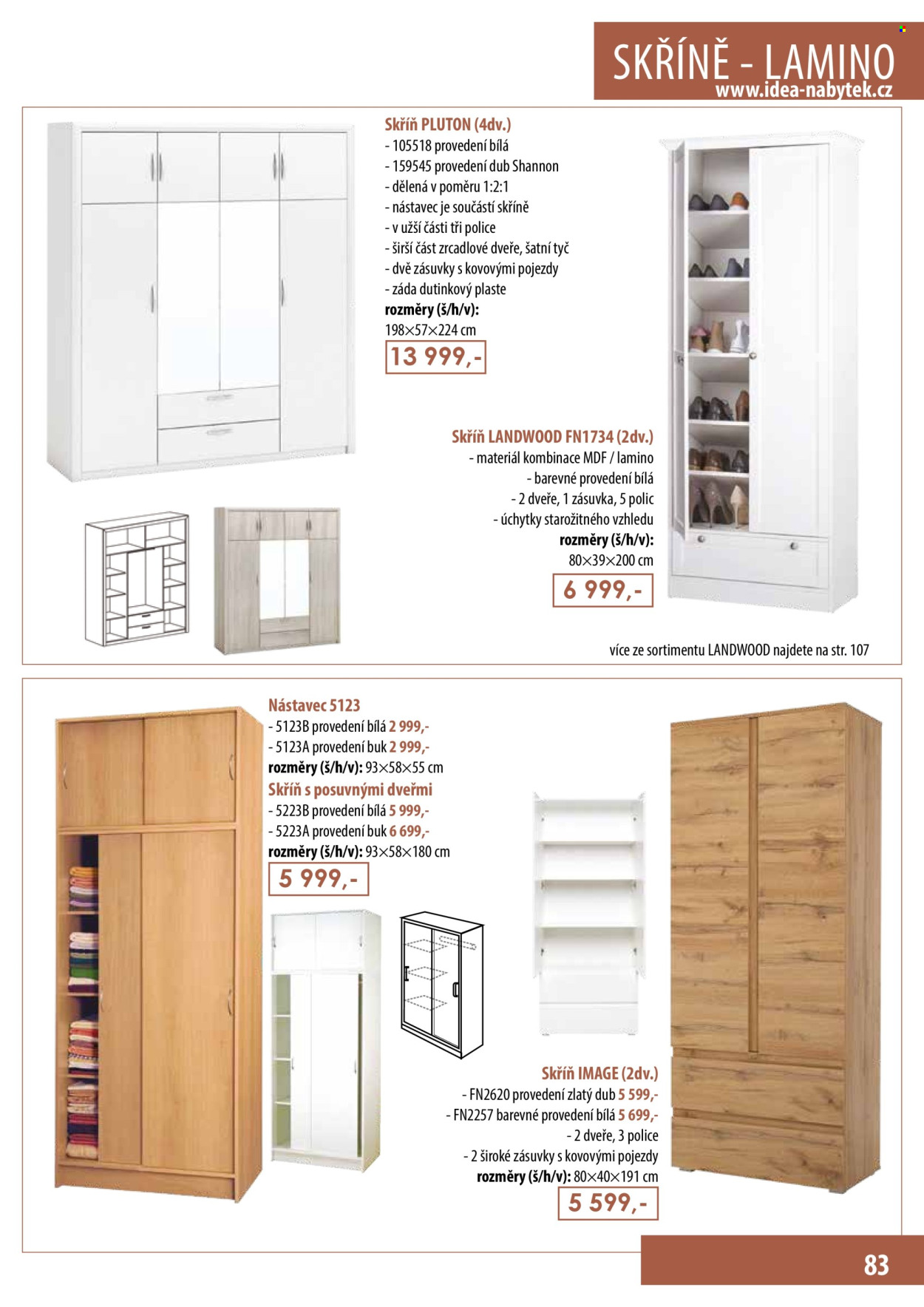Leták IDEA nábytek. Strana 83