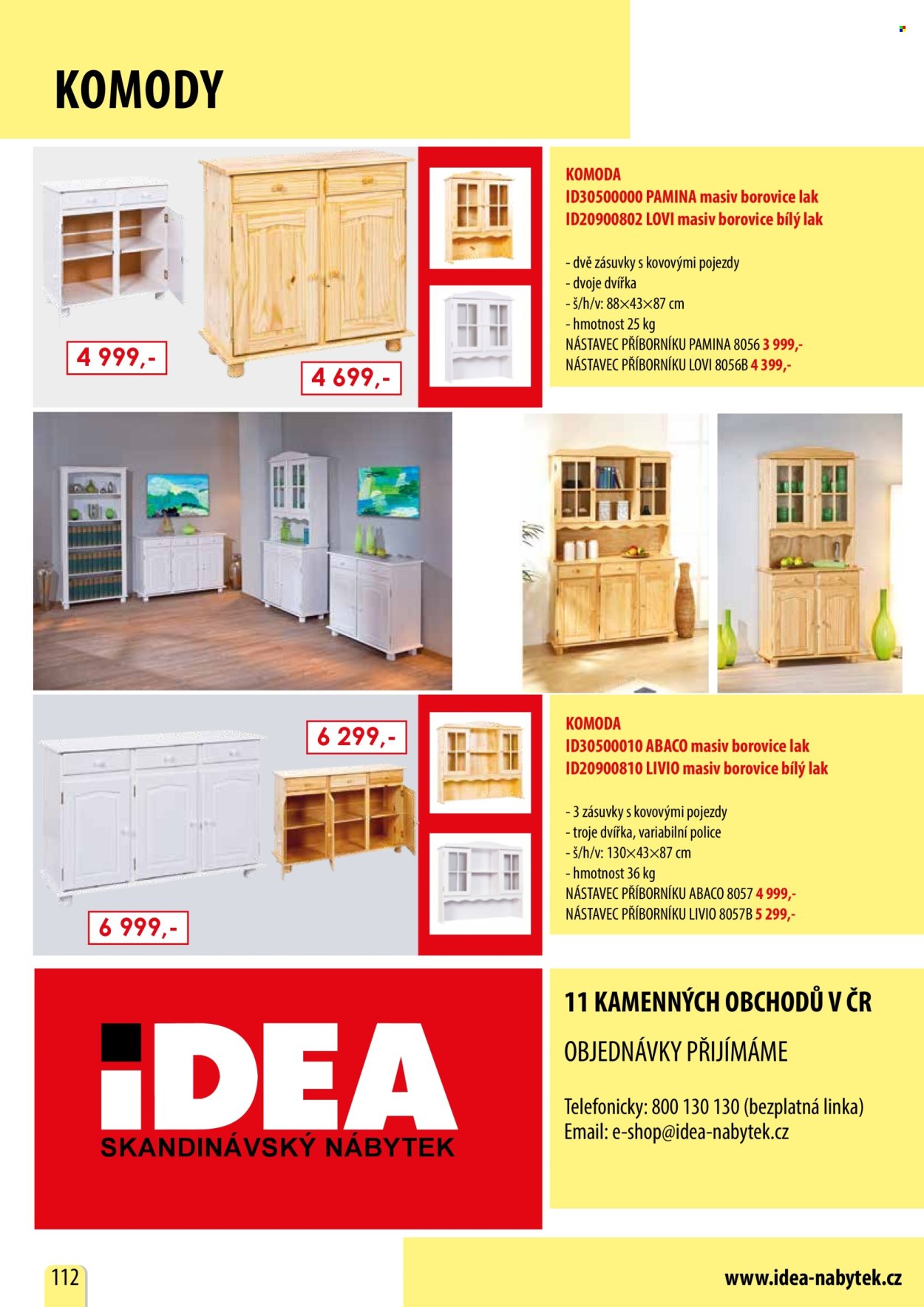 Leták IDEA nábytek. Strana 112