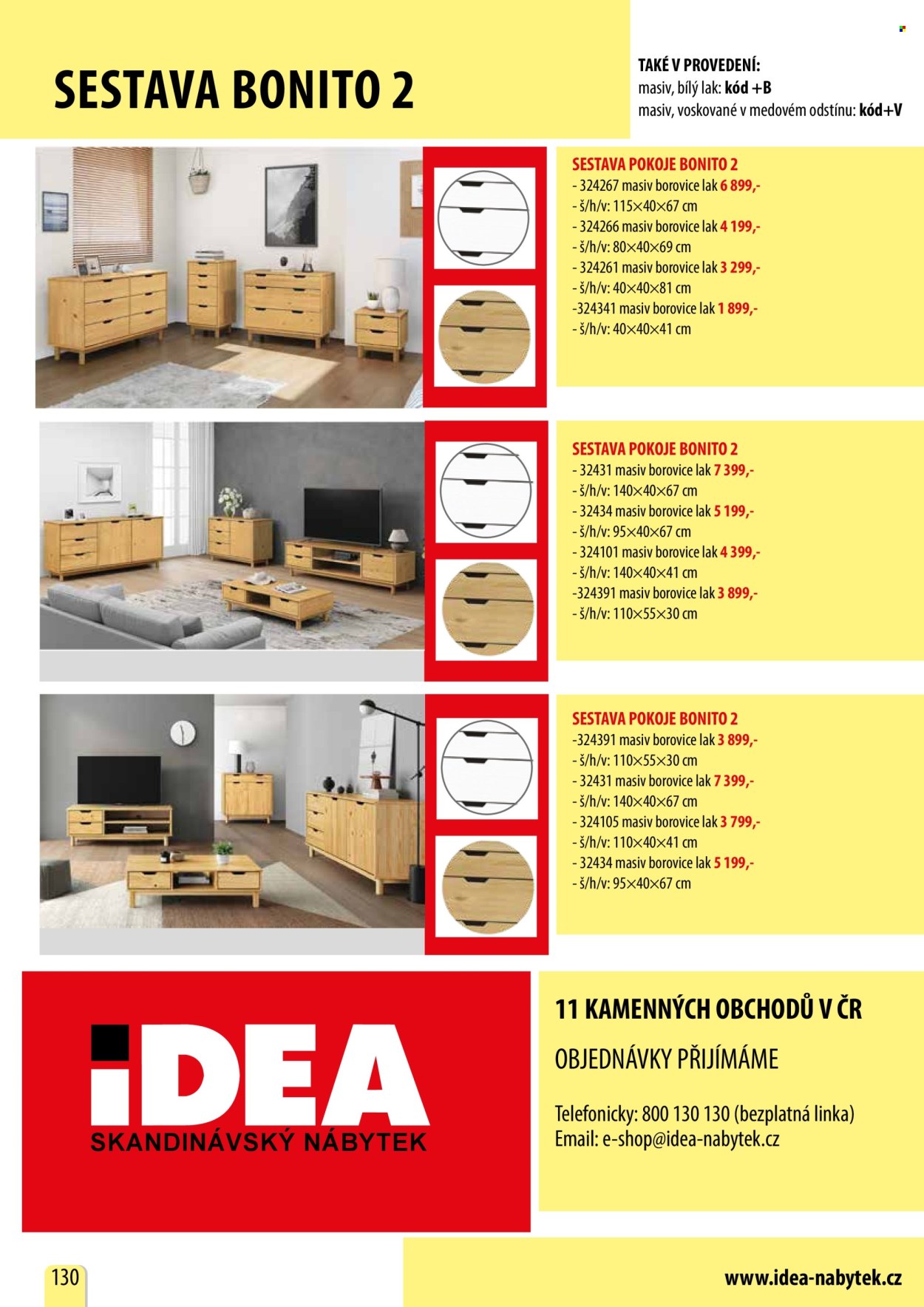 Leták IDEA nábytek. Strana 130