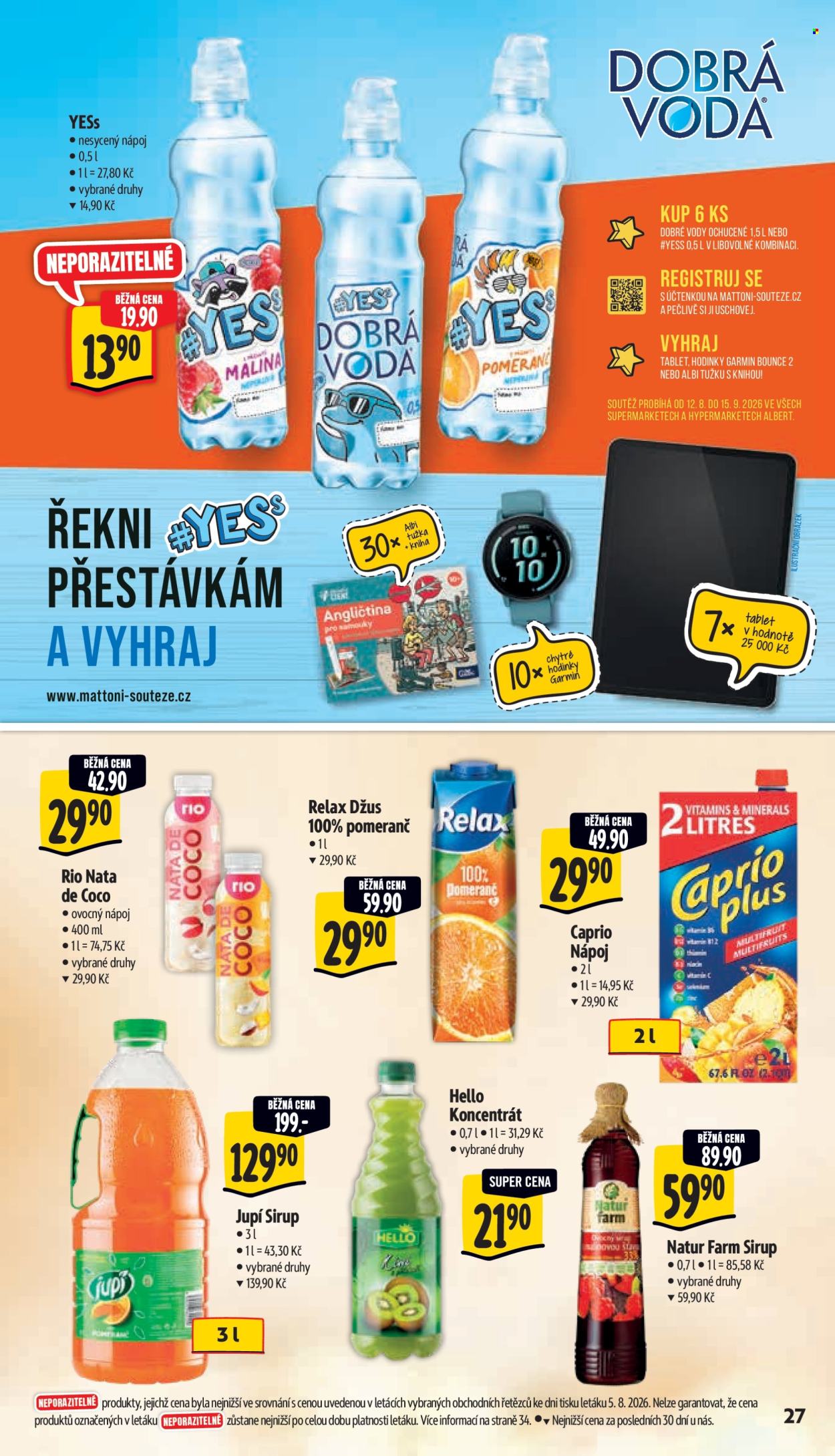 Leták Albert Hypermarket - 12. 8. 2026 - 18. 8. 2026. Strana 37
