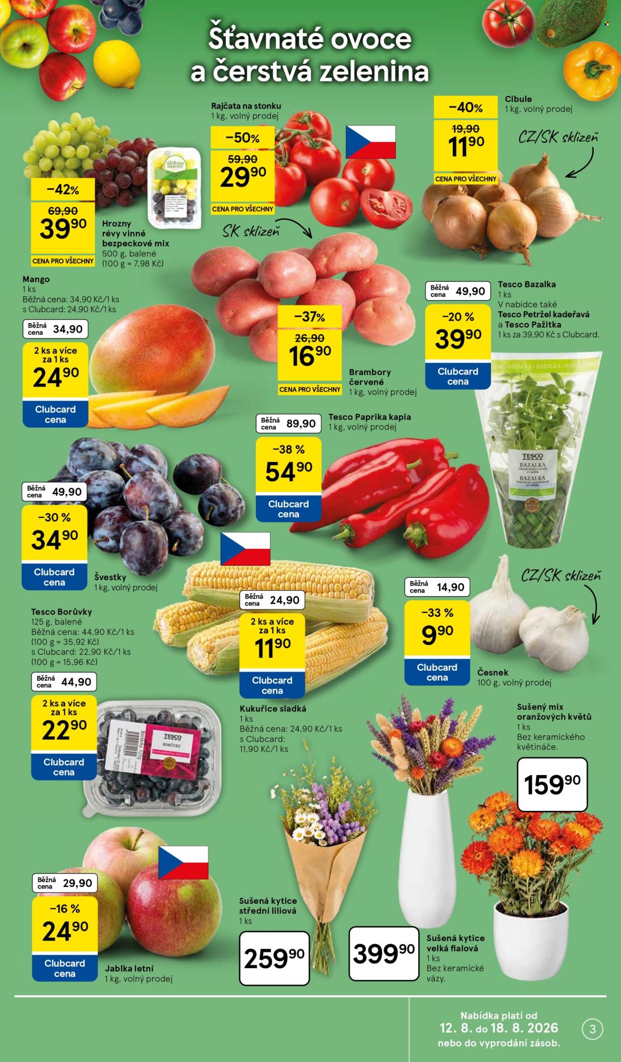 Leták TESCO - 12. 8. 2026 - 18. 8. 2026. Strana 3