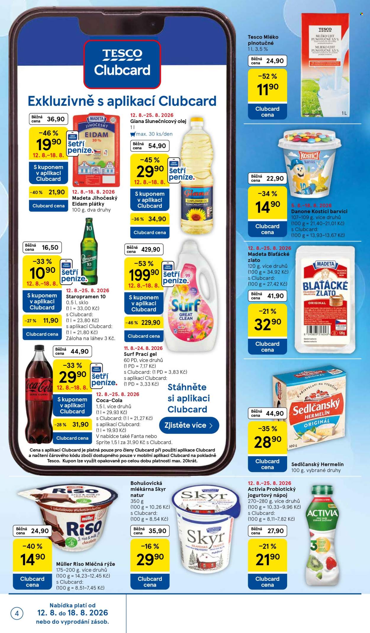 Leták TESCO - 12. 8. 2026 - 18. 8. 2026. Strana 4