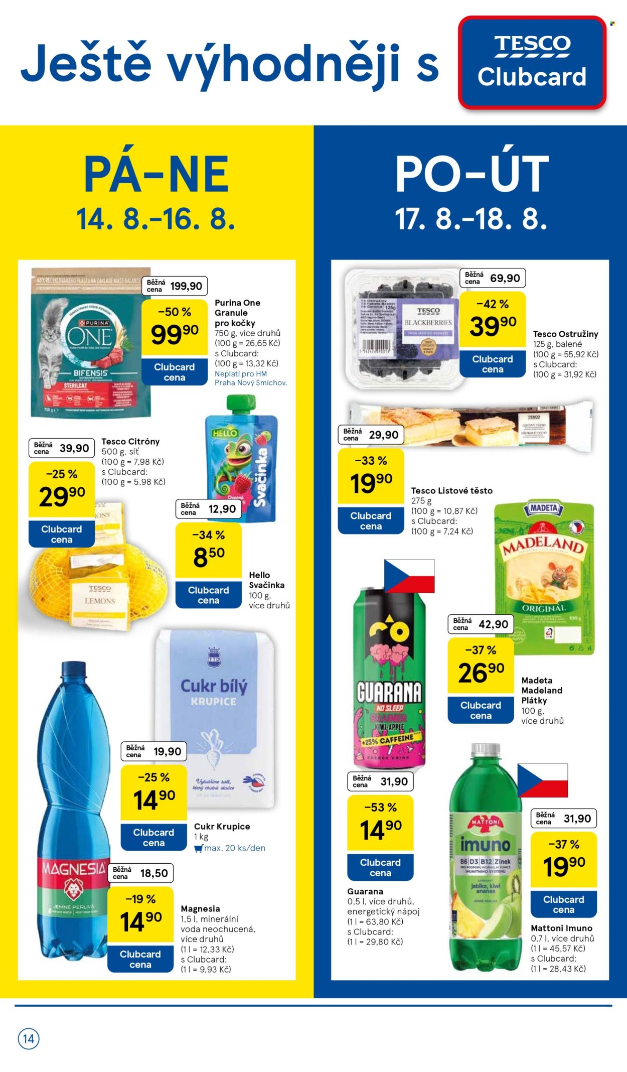 Leták TESCO - 12. 8. 2026 - 18. 8. 2026. Strana 14