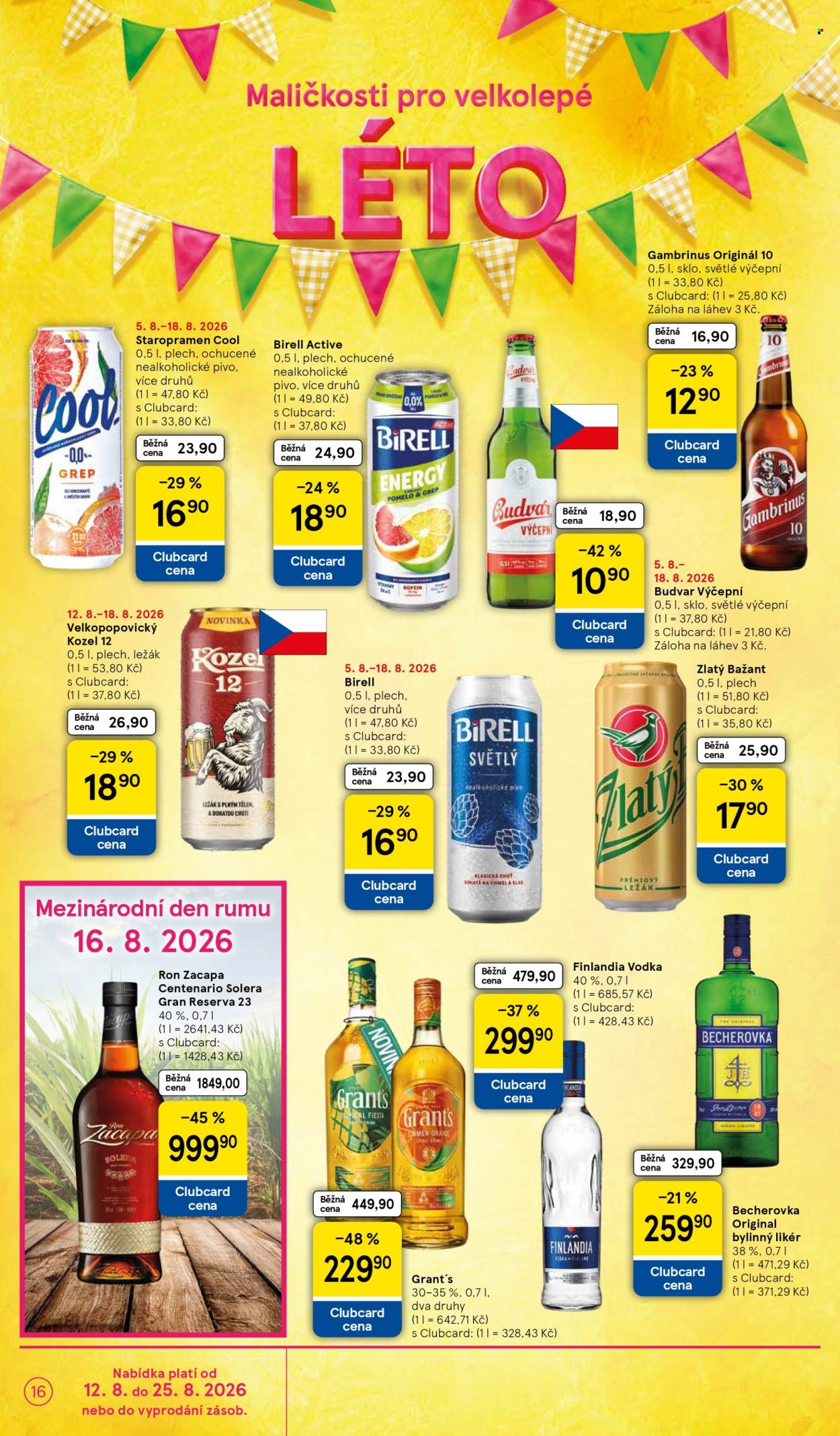 Leták TESCO - 12. 8. 2026 - 18. 8. 2026. Strana 16