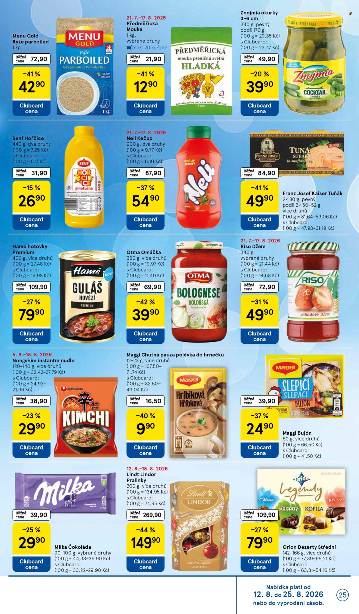 Leták TESCO - 12. 8. 2026 - 18. 8. 2026. Strana 25