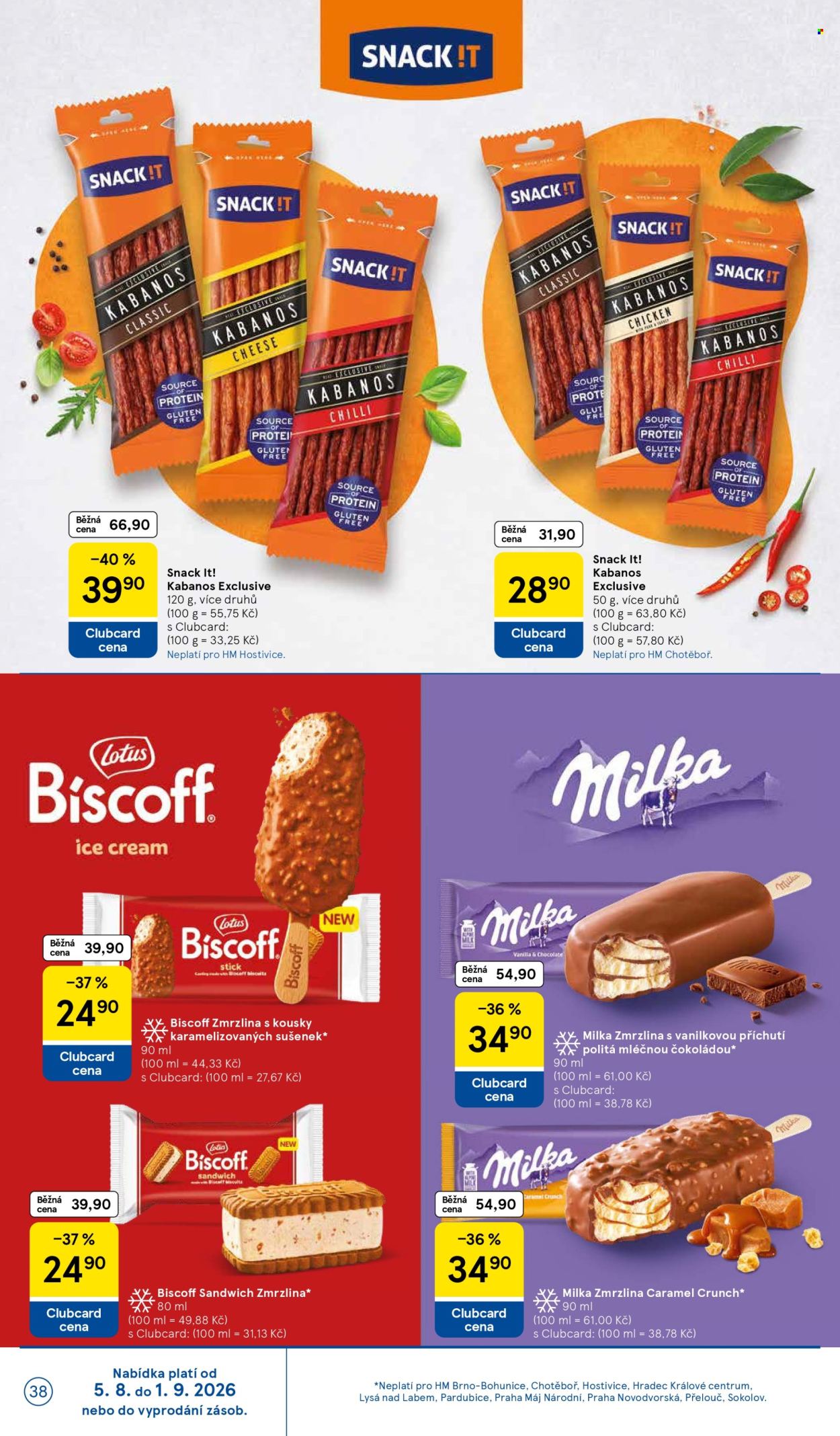 Leták TESCO - 12. 8. 2026 - 18. 8. 2026. Strana 38