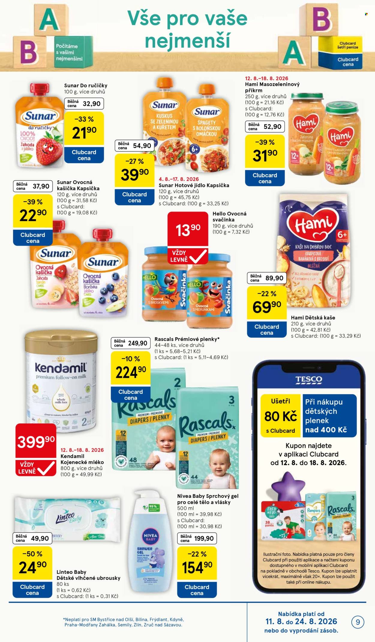 Leták TESCO supermarket - 12. 8. 2026 - 18. 8. 2026. Strana 9