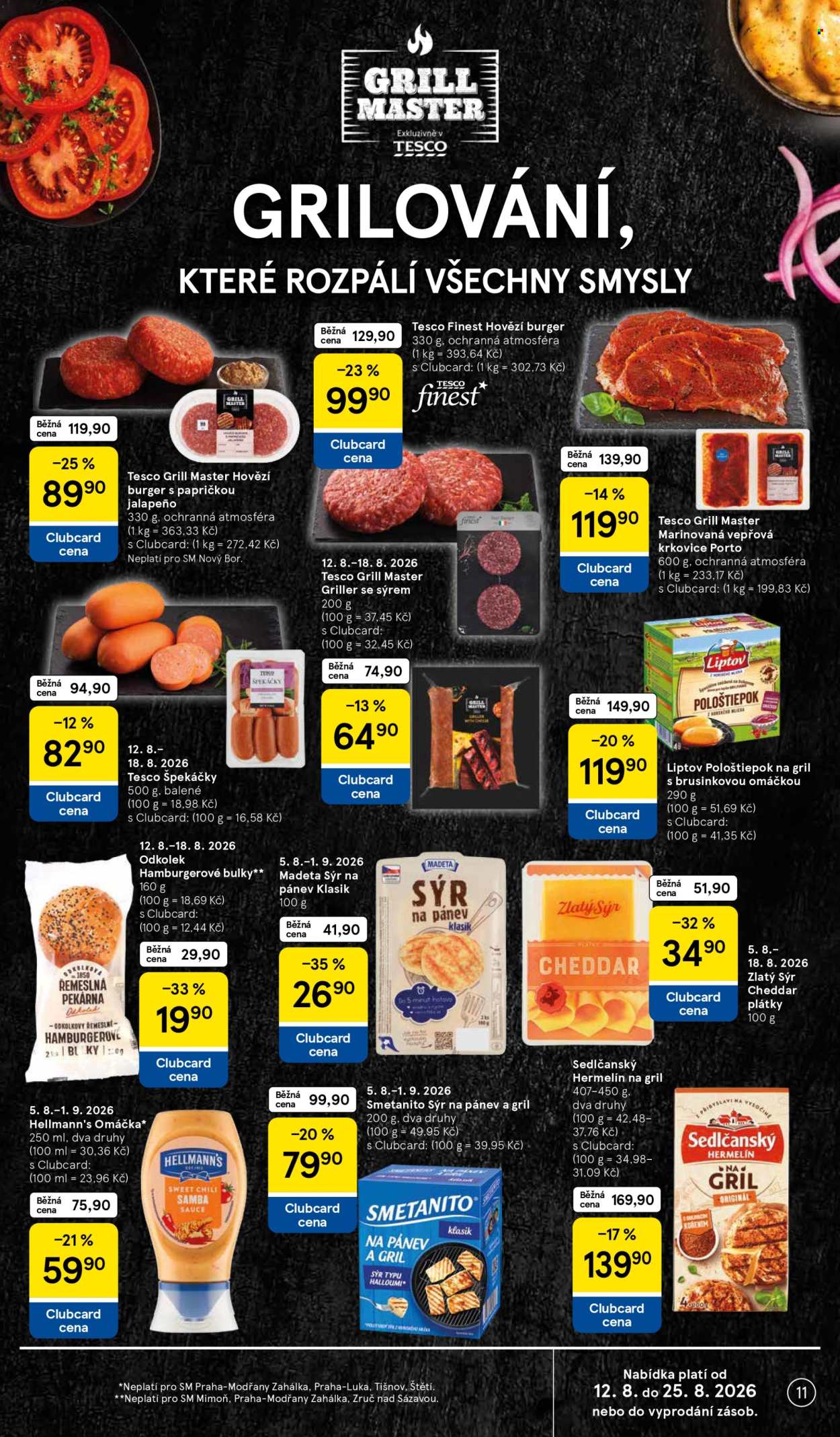 Leták TESCO supermarket - 12. 8. 2026 - 18. 8. 2026. Strana 11