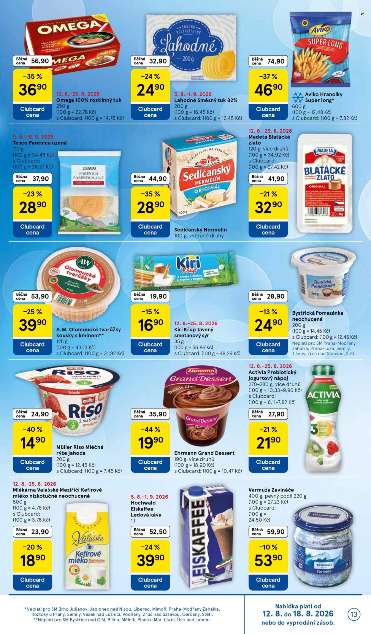 Leták TESCO supermarket - 12. 8. 2026 - 18. 8. 2026. Strana 13
