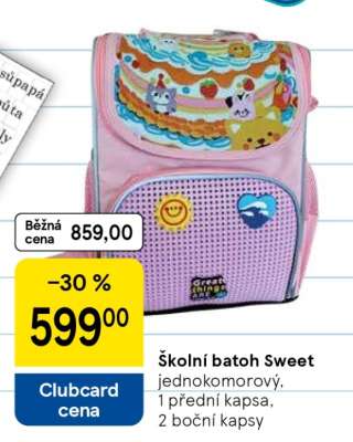 Školní batoh Sweet