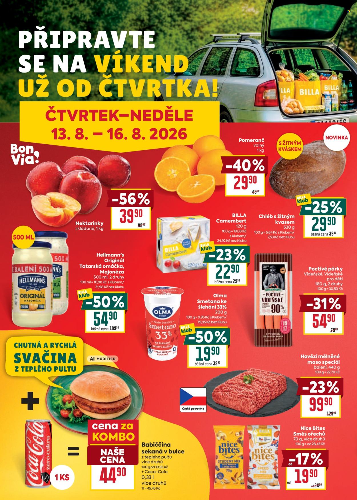 Leták BILLA - 12. 8. 2026 - 18. 8. 2026. Strana 30