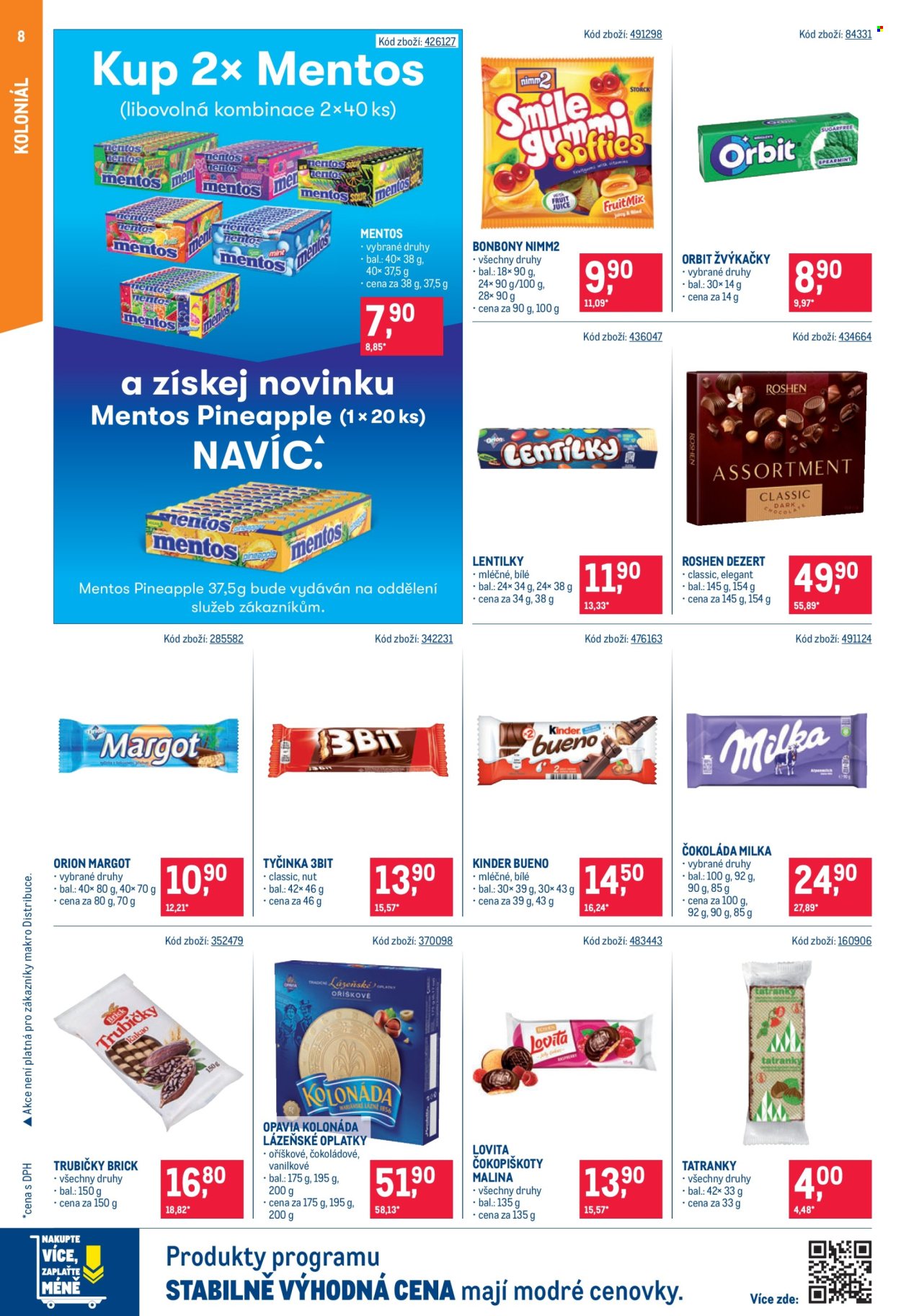 Leták MAKRO - 12. 8. 2026 - 25. 8. 2026. Strana 8