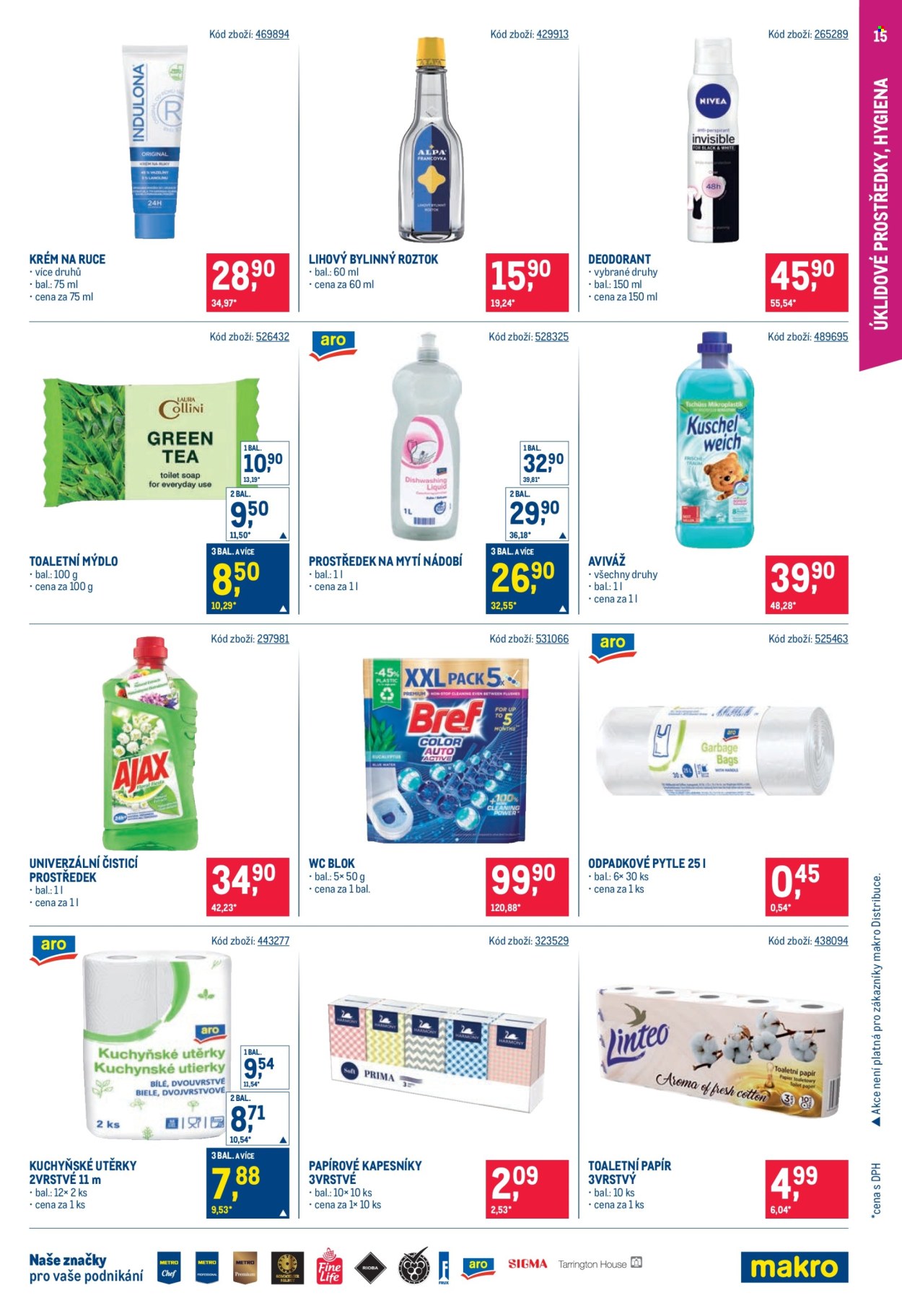 Leták MAKRO - 12. 8. 2026 - 25. 8. 2026. Strana 15