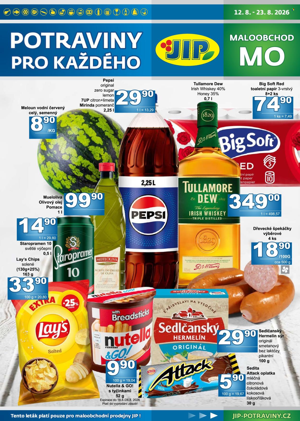 Leták JIP - 12. 8. 2026 - 23. 8. 2026. Strana 1